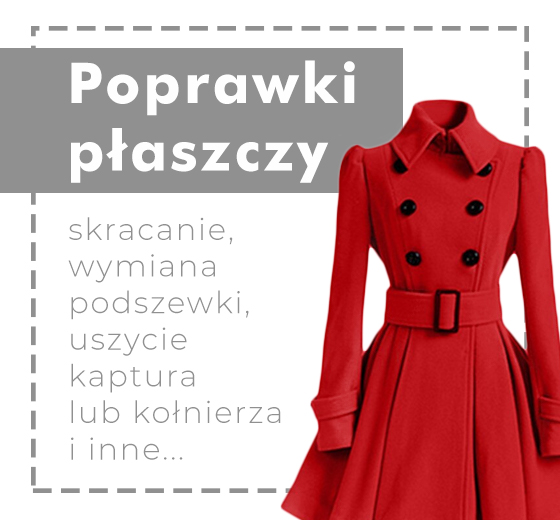 Poprawki krawieckie: poprawki płaszczy